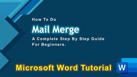 Mail Merge Macro in Word