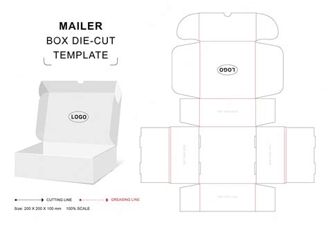 Mailer Box Design Template