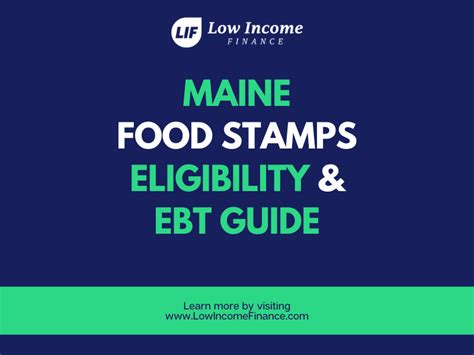 Maine Food Stamps benefits