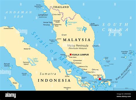 Malacca Strait Map