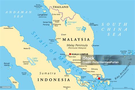 Malacca Strait Shipping Lanes