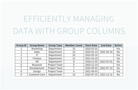 Managing Excel Columns Efficiently