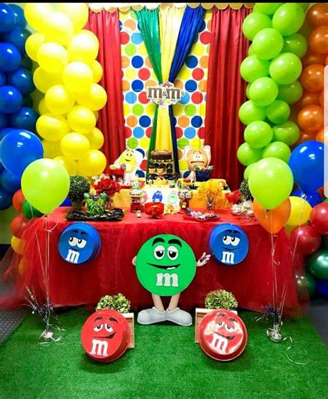 M&M Party Decorations Ideas