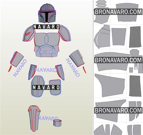 Mandalorian Armor Printable PDF