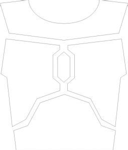 Mandalorian Chest Armor Template Design