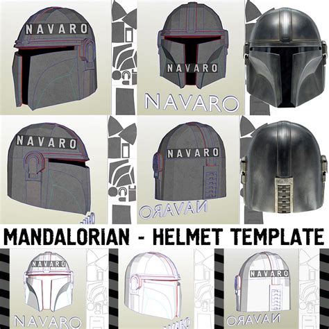 Mandalorian Helmet Template Gallery Image 7