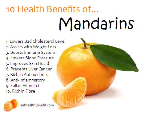 Mandarin Orange Health Benefits