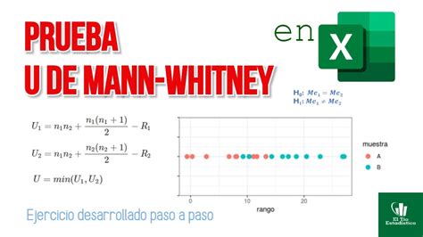 Mann Whitney U Test Excel Formulas