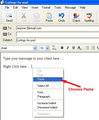 Manual Email Copy and Paste Method