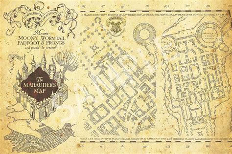 Marauder's Map Printable