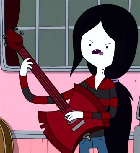 Marceline playing her axe