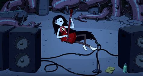 Marceline playing a concert