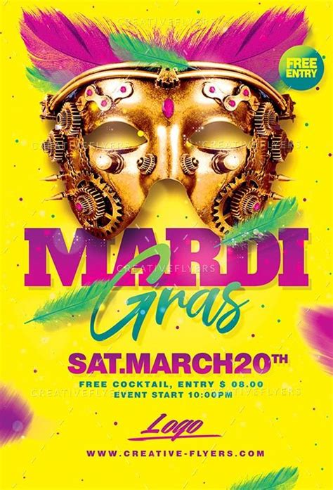 Mardi Gras Flyer Design