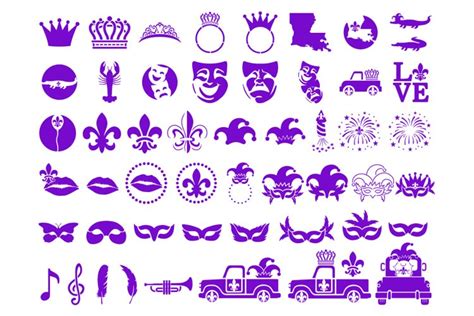 Mardi Gras Stencils Free Printable Designs