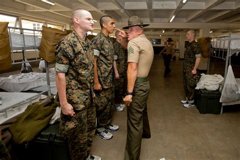 Marine Recruits during Boot Camp