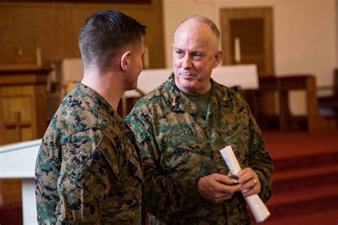 Marine Chaplain Preaching