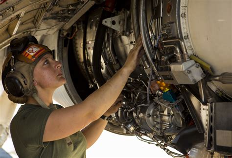 Marine Corps Aircraft Mechanic inspections