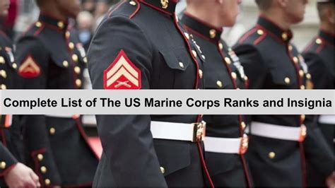 Marine Corps Rank Advancement