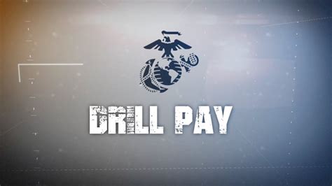 Marine Corps Reserve Drill Pay