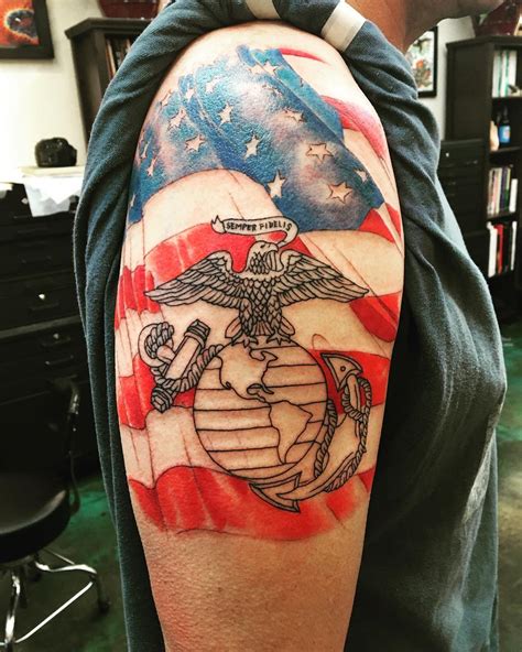 Marine Corps Tattoo Designs for Active-Duty Marines