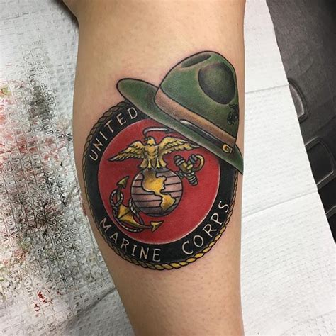 Marine Corps Tattoo Designs for Veterans