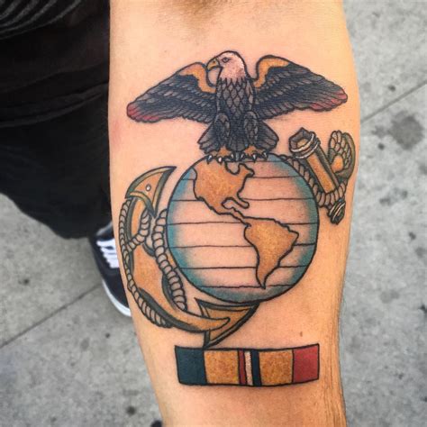 Marine Corps Tattoo Placement