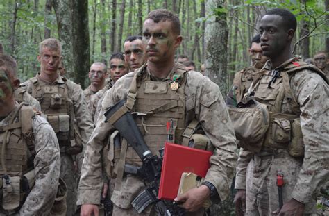 A Marine Infantry Officer in physical training