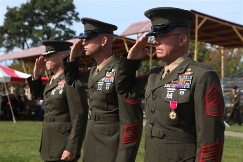 Marine Major with troops