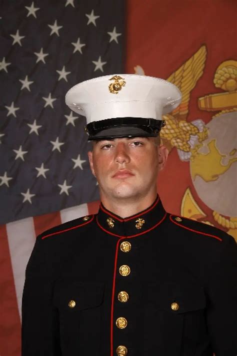 Marine Private in training