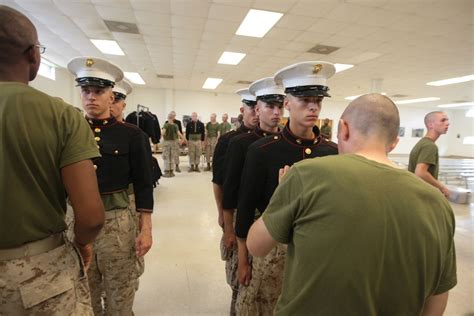 Marine Recruits during Boot Camp