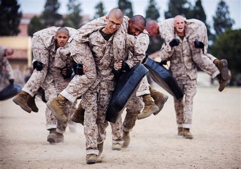 Marine Recruits during Combat Training