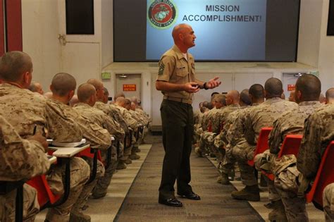 Marine Recruits during Leadership Training