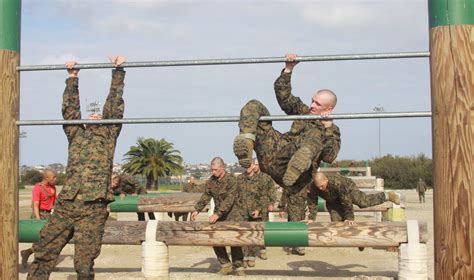 Marine Recruits Obstacle Course