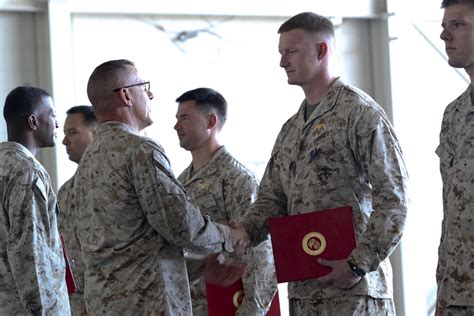 Marines Receiving Awards