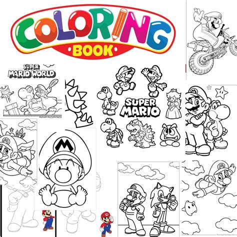 Mario Coloring Pages