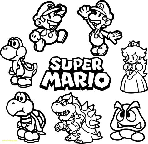 Mario Coloring Pages Image 10