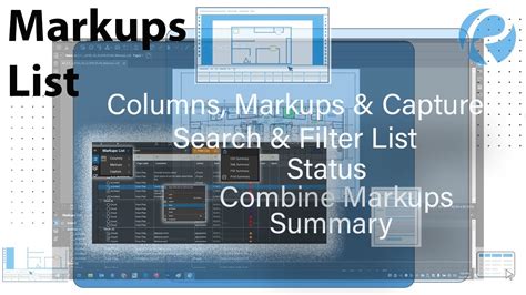 Markups List File Names