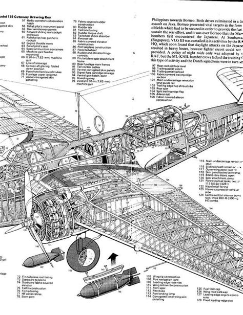 Martin B-10 Bomber Cutaway Diagram