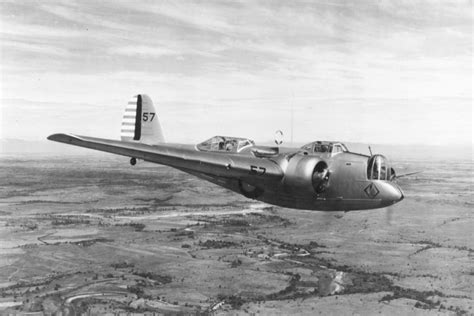 Martin B-10 Bomber in Flight