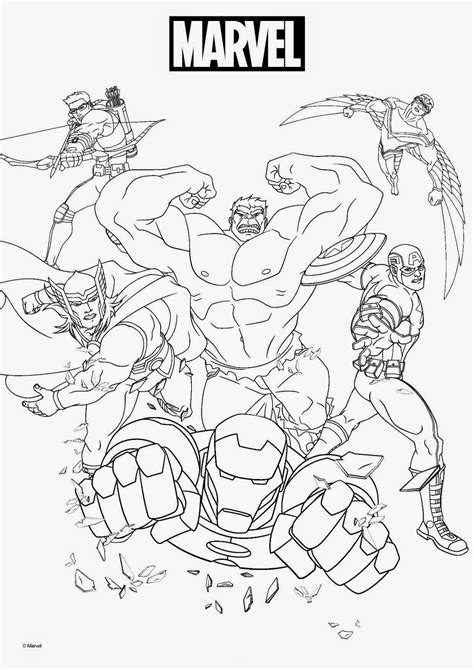 Marvel Coloring Pages Gallery 6