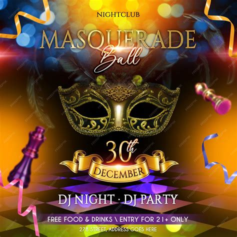 Masquerade Ball Flyer