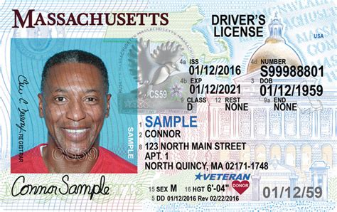 Massachusetts driver's license application