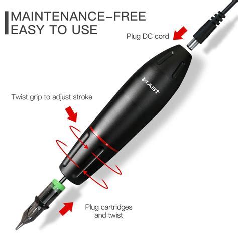 Mast Tattoo Pen Features