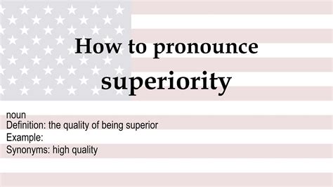 Master Superiority Pronunciation