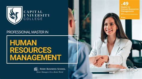 Master's in Human Resources Management