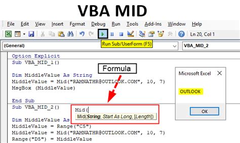 Mastering Mid in Excel VBA