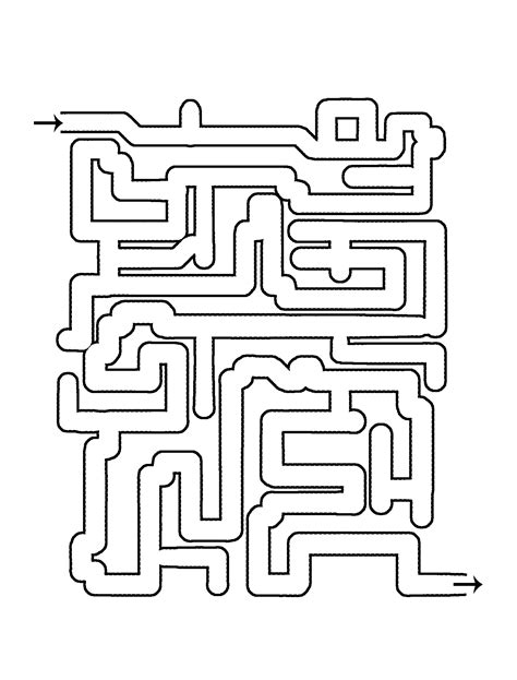 Maze For Kids Printable