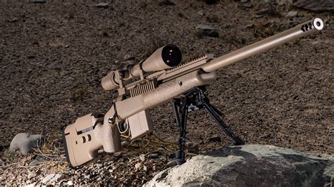 McMillan TAC 338 precision rifle for long-range shooting