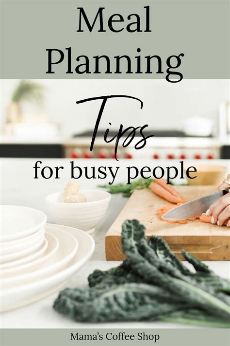 Meal Planning Tips For Busy People