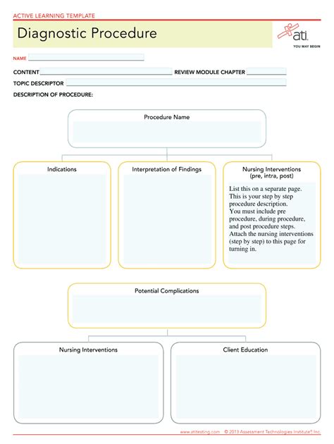 Medical Diagnostic Procedure Template